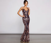 Rainn Formal Sequin Sleeveless Dresses